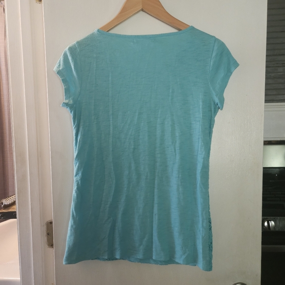 Light blue short sleeve top - Picture 2 of 4